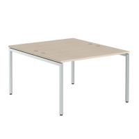 Стол 2-х местный XWST 1214 Бук Тиара/Алюминий 1200х1400х750 XTEN-S Стол 2-х местный XWST 1214 Бук Тиара/Алюминий 1200х1400х750 XTEN-S