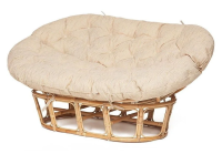 Кресло MAMASAN с подушкой, natural