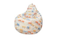 Бескаркасное кресло Мешок Груша L 5029011 Ткань велюр Комбайн Бескаркасное кресло Мешок Груша L 5029011 Ткань велюр Комбайн