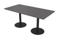 Стол обеденный Vast 21VAST.120 New graphit/Черный металл