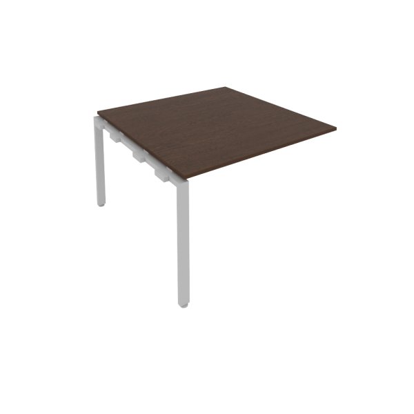 Стол приставной для стола переговоров Metal System Style БП.ППРГ-2 дуб наварра