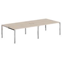 Стол 4-х местный XGWST 3214.1 Бук Тиара/Нержавеющая сталь 3200х1406х750 XTEN GLOSS Стол 4-х местный XGWST 3214.1 Бук Тиара/Нержавеющая сталь 3200х1406х750 XTEN GLOSS