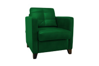 Мягкое кресло Этна etn-k Экокожа Экотекс 3070 (зеленая)
