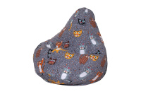 Бескаркасное кресло Мешок Груша L 5024911 Ткань жаккард Cats Бескаркасное кресло Мешок Груша L 5024911 Ткань жаккард Cats