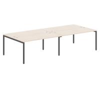 Стол 4-х местный XWST 3214 Бук Тиара/Антрацит 3200х1406х750 XTEN-S Стол 4-х местный XWST 3214 Бук Тиара/Антрацит 3200х1406х750 XTEN-S