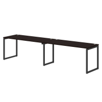 Стол 2-х местный XTEN-Q, 160х70, Легно темный/Антрацит Стол 2-х местный XTEN-Q, 160х70, Легно темный/Антрацит