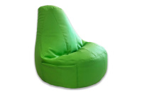 Бескаркасное кресло Комфорт 500257 Экокожа зеленая