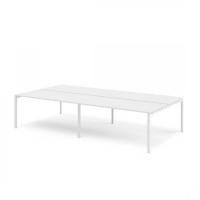 Стол типа Бенч на 4 рабочих места Tour Metal TOUR M bench 320x163 белый