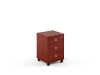 Тумба подкатная B 201 Бургунди 480х455х660 BORN