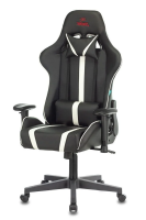 Геймерское кресло VIKING ZOMBIE A4, экокожа, черный/белый