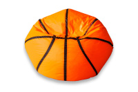 Бескаркасное кресло Мяч Баскетбольный 2801301 Ткань Оксфорд оранжевая