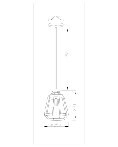 Подвесной светильник Moderli V1371-1P Hozy 1*E27*60W