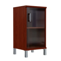 Шкаф со стеклом низкий BORN, Бургунди Шкаф со стеклом низкий BORN, Бургунди