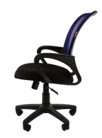 Офисное кресло CHAIRMAN 969, ткань TW/сетчатый акрил, черный/синий
