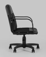 Кресло офисное Чарли М экокожа ткань черный