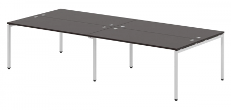 Бенч-система XTEN-S 320x140, легно темный/алюминий Бенч-система XTEN-S 320x140, легно темный/алюминий