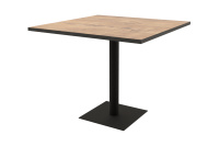 Стол обеденный Simple 21SIMPLE.009 Teakwood/Черный металл