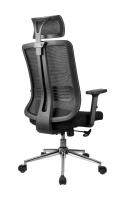 Офисное кресло А663, ткань/сетка, черный