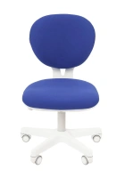 Детское кресло CHAIRMAN Kids 108, ткань стандарт, синий, пластик белый