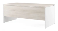 Стол руководителя TESS WOOD 180х90 см, дуб светлый/белый