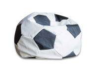 Бескаркасное кресло Мяч 2618201 Экокожа черно-белая Бескаркасное кресло Мяч 2618201 Экокожа черно-белая