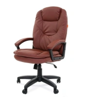 Офисное кресло CHAIRMAN 668LT, экокожа, коричневый