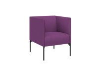 Мягкое кресло Бридж Brd1-2 Рогожка Sweet rose violet фиолетовый