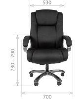 Офисное кресло CHAIRMAN 410, ткань SX, черный
