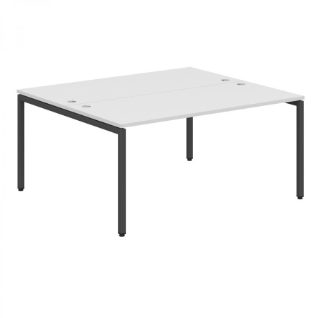 Стол 2-х местный XWST 1614 Белый/Антрацит 1600х1400х750 XTEN-S
