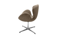 Кресло дизайнерское Swan Chair FR 0656 Замша латте