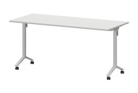 Столы для учебного центра (22 мм) Mobi Белый/Белый металл