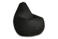 Бескаркасное кресло Мешок Груша 3XL 5011141 Экокожа черная