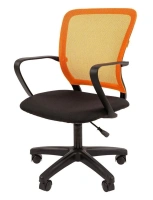 Офисное кресло CHAIRMAN 698LT, ткань стандарт/сетчатый акрил, оранжевый