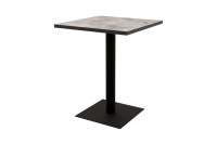 Стол обеденный Simple 21SIMPLE.006 Basalt/Черный металл