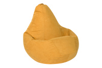 Бескаркасное кресло Мешок Груша 3XL 5022741 Ткань велюр желтый Бескаркасное кресло Мешок Груша 3XL 5022741 Ткань велюр желтый