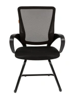 Офисное кресло CHAIRMAN 969V, ткань TW/сетчатый акрил, черный