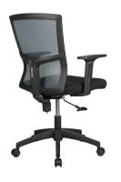 Офисное кресло 923, ткань/сетка, черный/серый