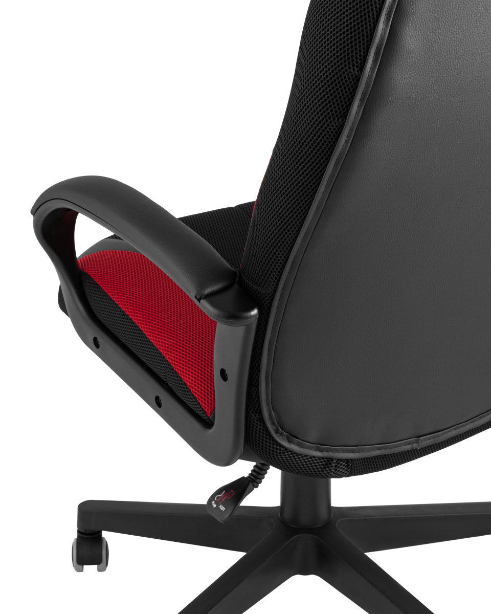 Кресло игровое TopChairs ST-CYBER 9 черный/красный