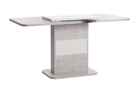 Стол обеденный раскладной Smart 18993 Белый бетон/Белый