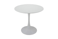 Обеденная группа стол FR 0222 и 2 стула FR 0548 Белый/Велюр латте