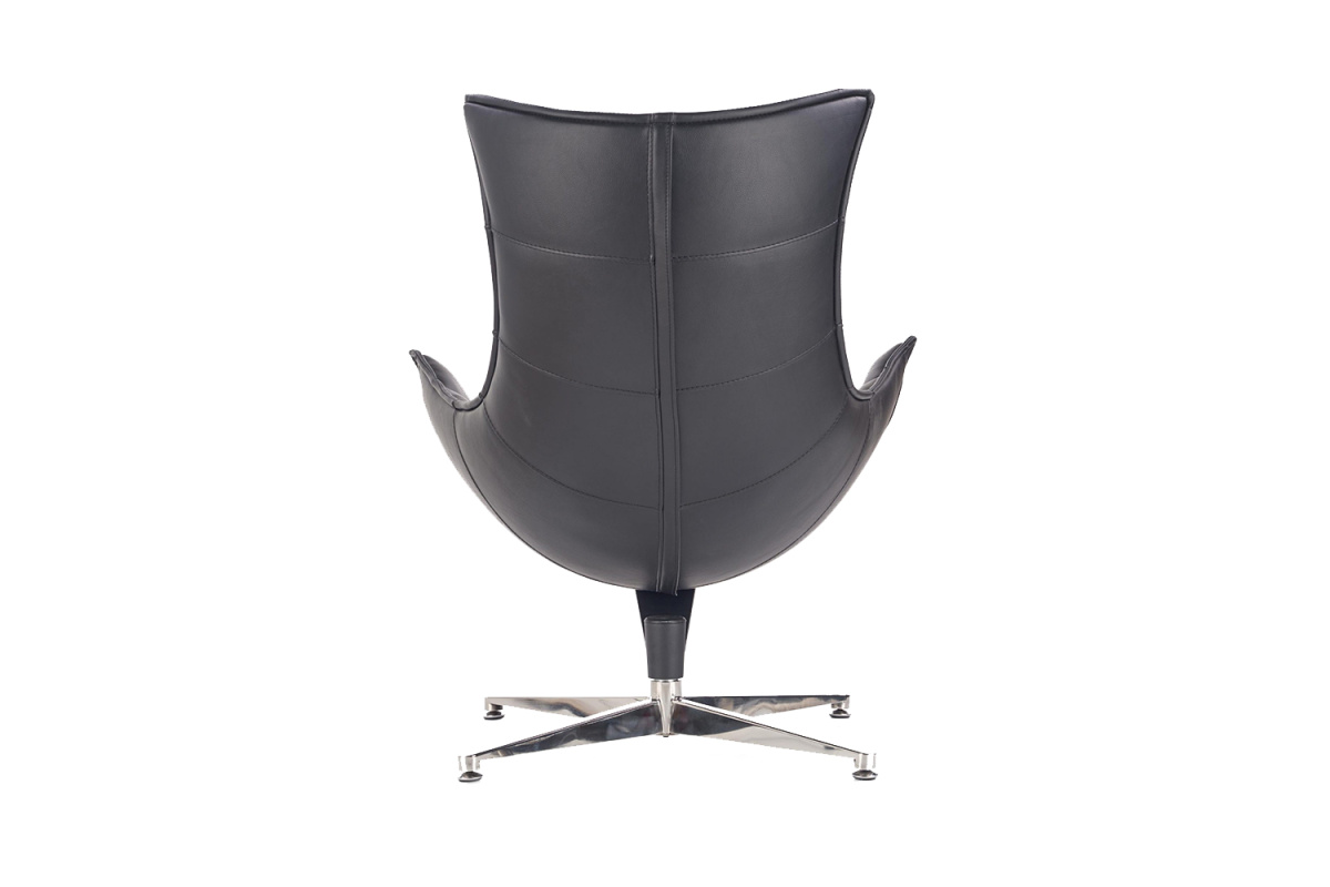 Кресло дизайнерское Lobster FR 0574 Кожа черная