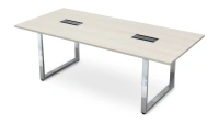 Стол для переговоров GLOSS LINE 220х100 см, ivory