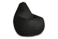 Бескаркасное кресло Мешок Груша 2XL 5011131 Экокожа черная