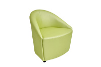 Мягкое кресло 3D Экокожа Euroline 1130 (бледно-зеленая)