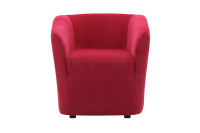 Мягкое кресло Ингрид С-12 Велюр Velutto 38 (красный)
