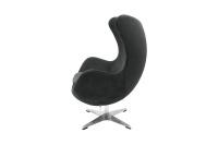 Кресло дизайнерское Egg Chair FR 0642 Замша графит Кресло дизайнерское Egg Chair FR 0642 Замша графит