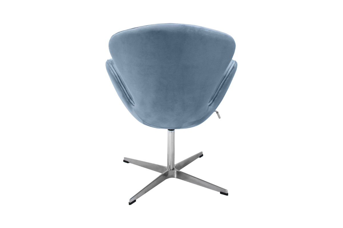 Кресло дизайнерское Swan Chair FR 0654 Замша серая
