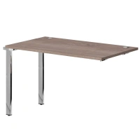 Стол промежуточный XTEN GLOSS 120х70, Дуб Сонома/Нержавеющая сталь Стол промежуточный XTEN GLOSS 120х70, Дуб Сонома/Нержавеющая сталь