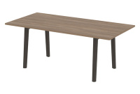 Столы для переговоров Onix Wood Direct Дуб Аризона/Дуб темный