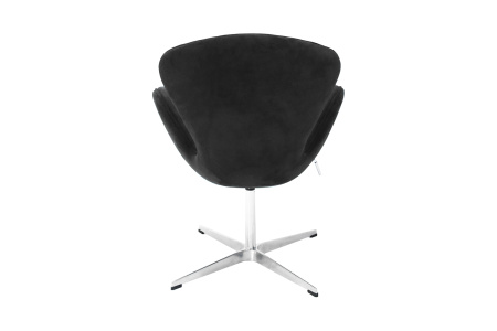 Кресло дизайнерское Swan Chair FR 0650 Замша графит